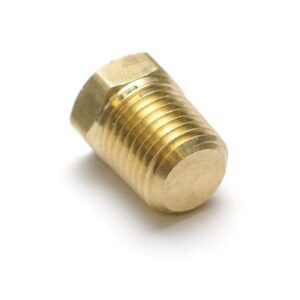 Airline Fitting, Plug. 1/8" NPT - Male Hex Head