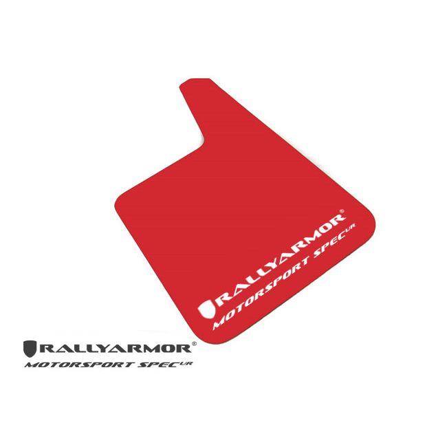Rally Armor MF20-MSUR-RD/WH - Universal - Red Mud Flap/White Logo