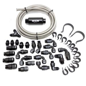 10an Braided Stainless Fuel Line Kit