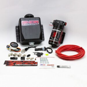 Stage 3.5 Boost Cooler Direct Injected VC-100 Progressive Water-Methanol Injection Kit (Red High Temp Nylon, Quick-Connect Fittings)