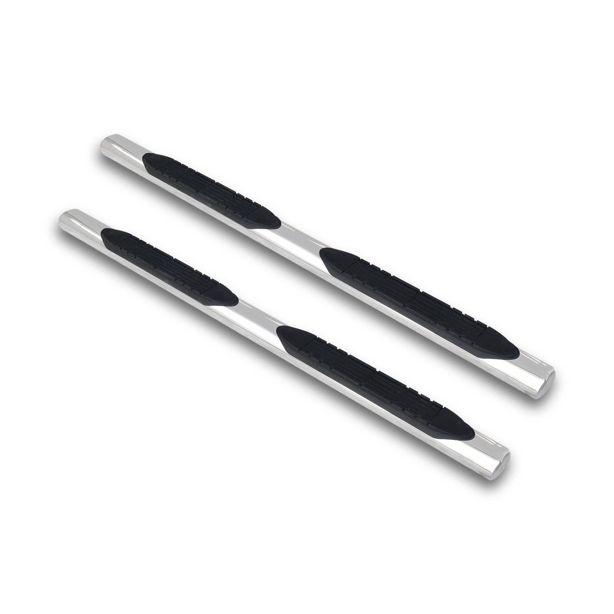 Armordillo 2004-2017 Nissan Titan - Crew Cab  5in. Oval Matte Black Side Step bars