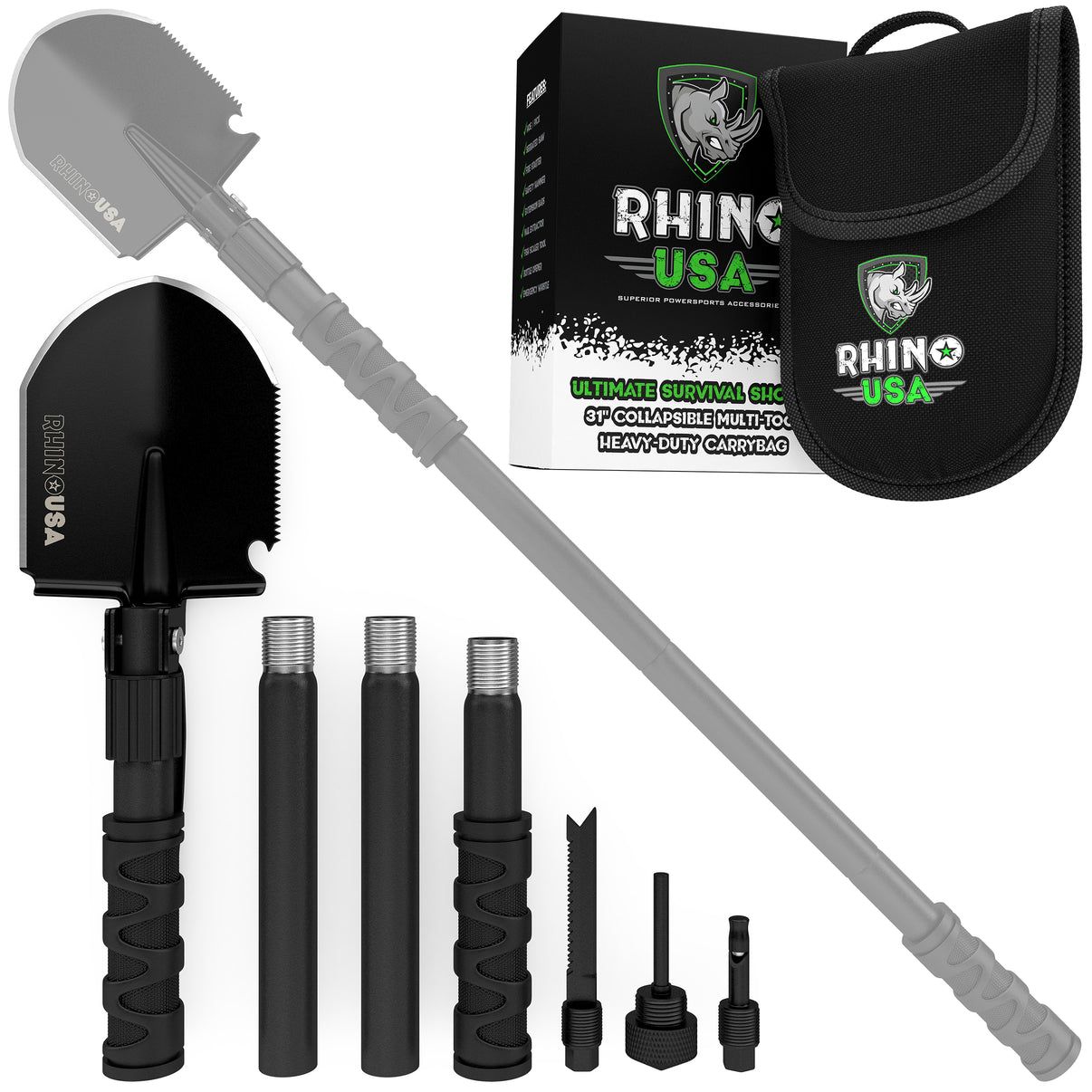 RHINO USA ULTIMATE SURVIVAL SHOVEL