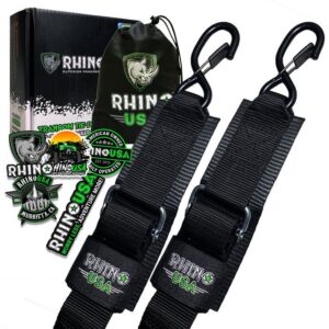 RHINO USA TRANSOM STRAPS FOR BOAT TRAILER (PAIR)